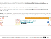 Tablet Screenshot of musicoterapiabilbao.org